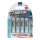 Аккумулятор Ansmann AA 4 X 2500 mAh NiMH 1.2V maxE PREMIUM