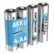 Аккумулятор Ansmann AA 4 X 2850 mAh NiMH 1.2V PREMIUM