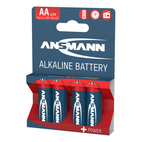 Батарейки Ansmann Alkaline AA 1,5 V 4шт.