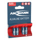 Батарейки Ansmann Alkaline AAA 1,5 V 4шт.