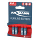 Батарейки Ansmann Alkaline AAA 1,5 V 4шт.