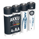 Аккумулятор Ansmann AA 4 X 2700 mAh NiMH 1.2V PREMIUM