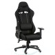 Геймерское кресло  ExtremeRace black fabric  (E7757)