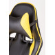 Кресло Special4You ExtremeRace black/yellow (E4756)