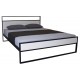 Ліжко EAGLE NARVA 1600х2000 black/white(Е3704)